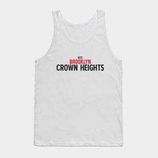 New York Crown Heights - Crown Heights Brooklyn Schriftzug - Crown Heights Logo Tank Top